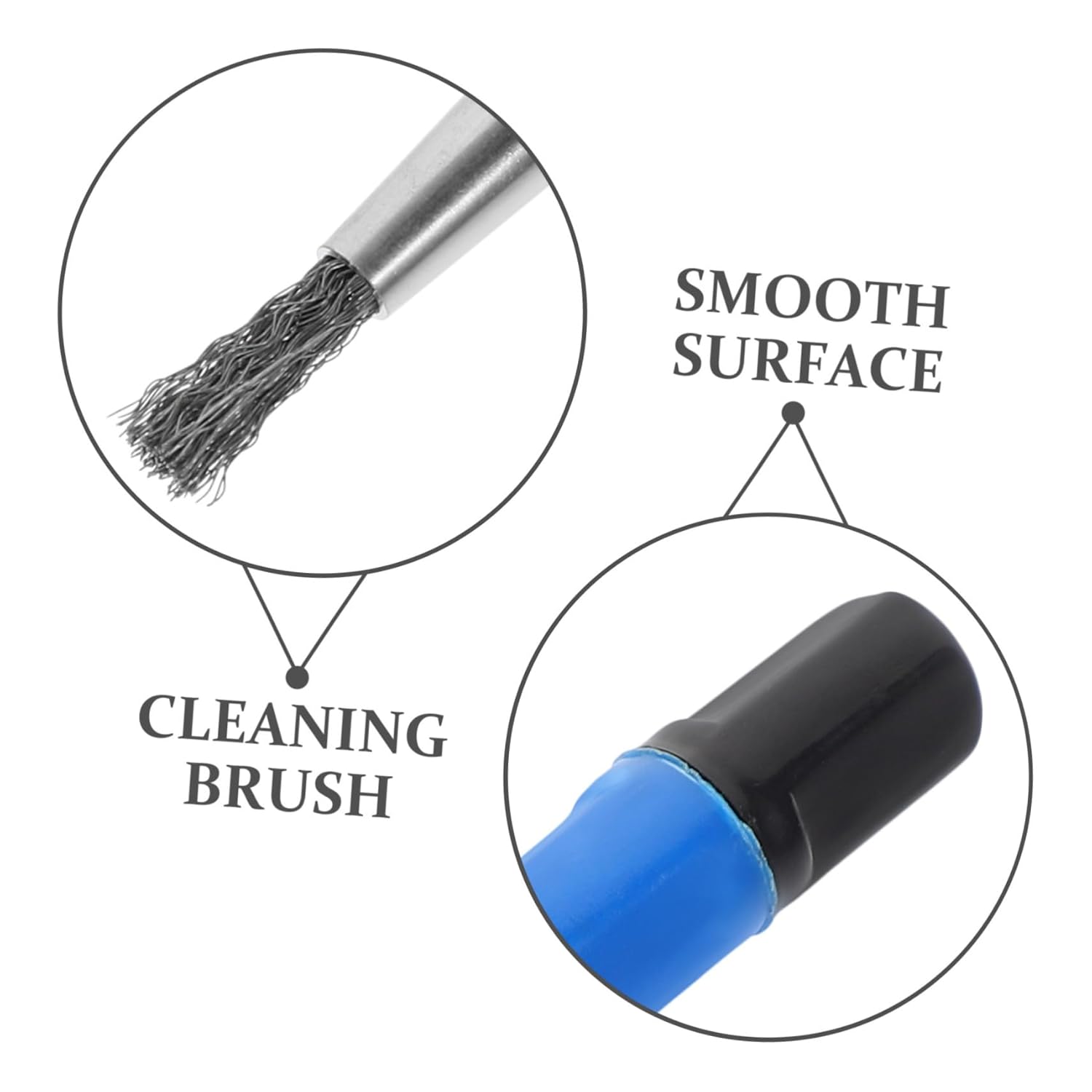 ULTECHNOVO 4pcs Scratch Brush Pen for Watch Cleaning Versatile Sanding Brush for Jewelry Clock Electronics for Precision Cleaning