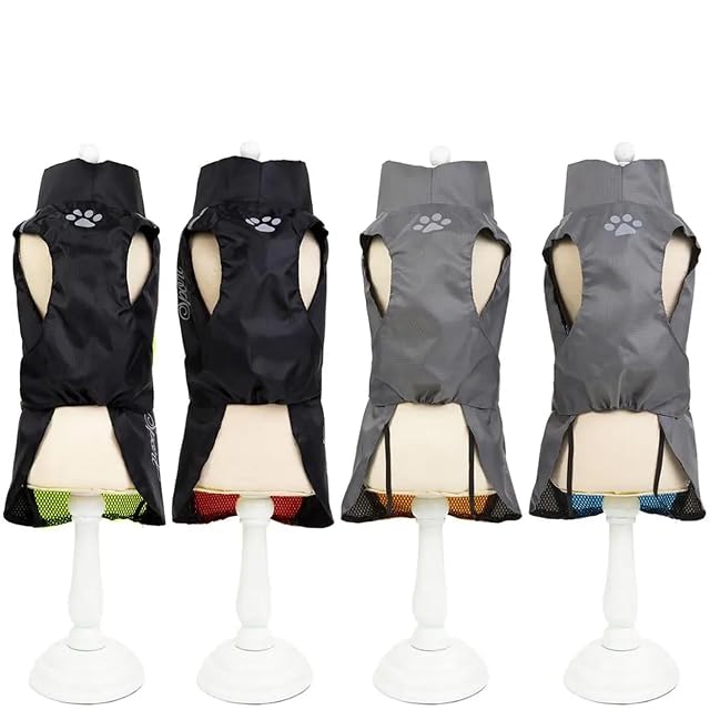 Foto 4 de 7 de Abrigo Impermeable for Perros, Chaquetas Impermeables, Abrigo Impermeable Transpirable for Perros Grandes