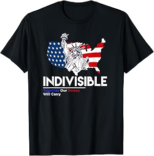 Indivisible, Anti Trump Movement T-Shirt