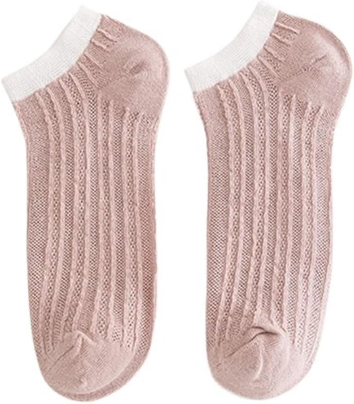 Crew Socks for Women 20Pairs Soft Girl Cute Japanese Boat Socks Spring Autumn Shallow Mouth Low Cut Cotton