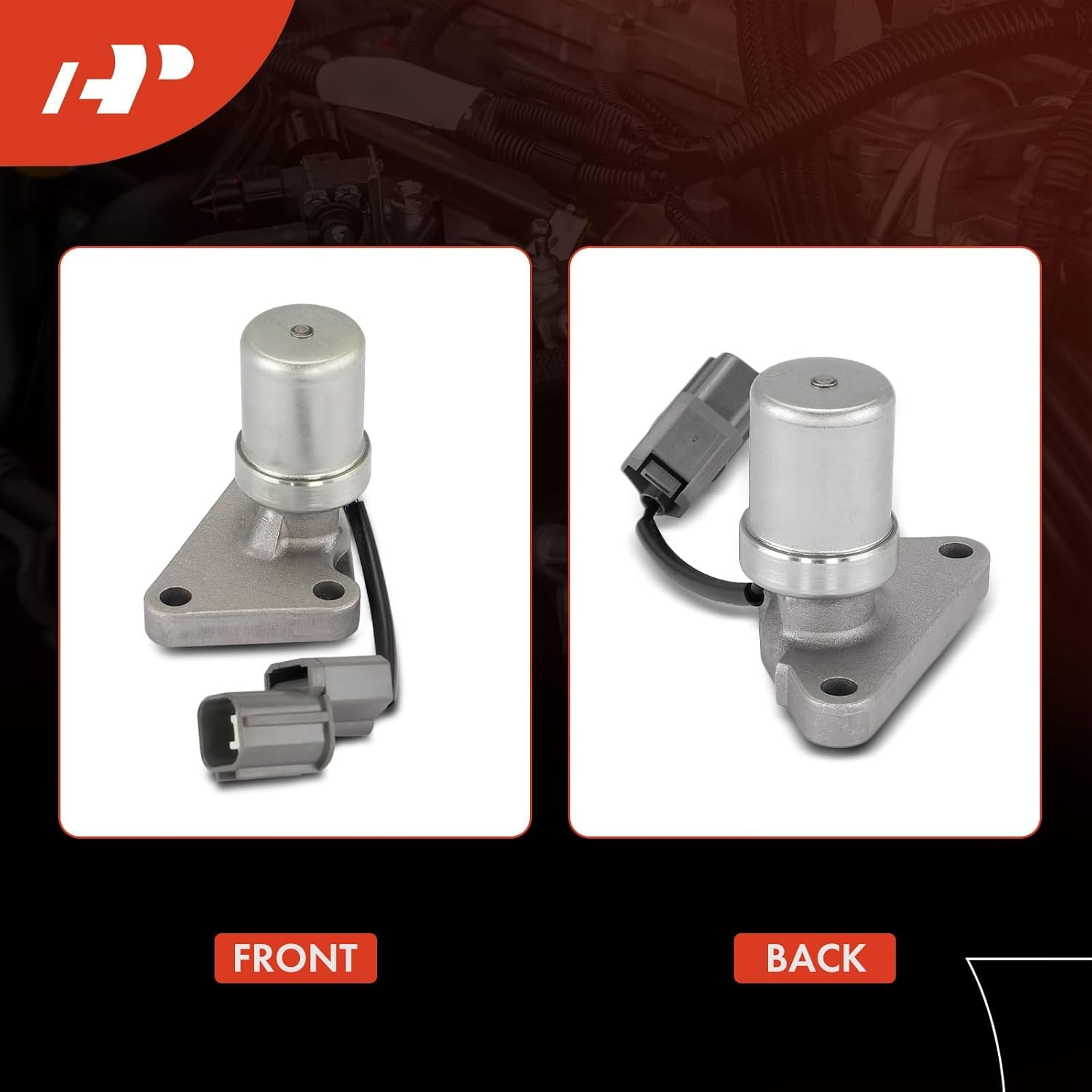 A-Premium Engine Variable Valve Timing (VVT) Solenoid Compatible with Honda Civic 1992-1995/1999-2000, Civic del Sol 1993-1997, 1.6L, Replace# 36171P08005