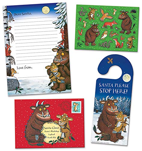 Paper Projects 01.70.40.001 De Gruffalo's kind kerstbrief aan kerstman Pack met deurhanger