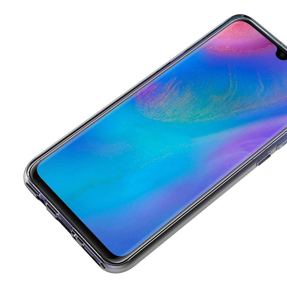 mtb more energy® Custodia Crystal Armor per Huawei P30 (ELE-L09,L29, 6.1'') - Hard PC Back & Soft Silikon Bumper - Angoli rinforzati - Trasparente - TPU PC Case Cover