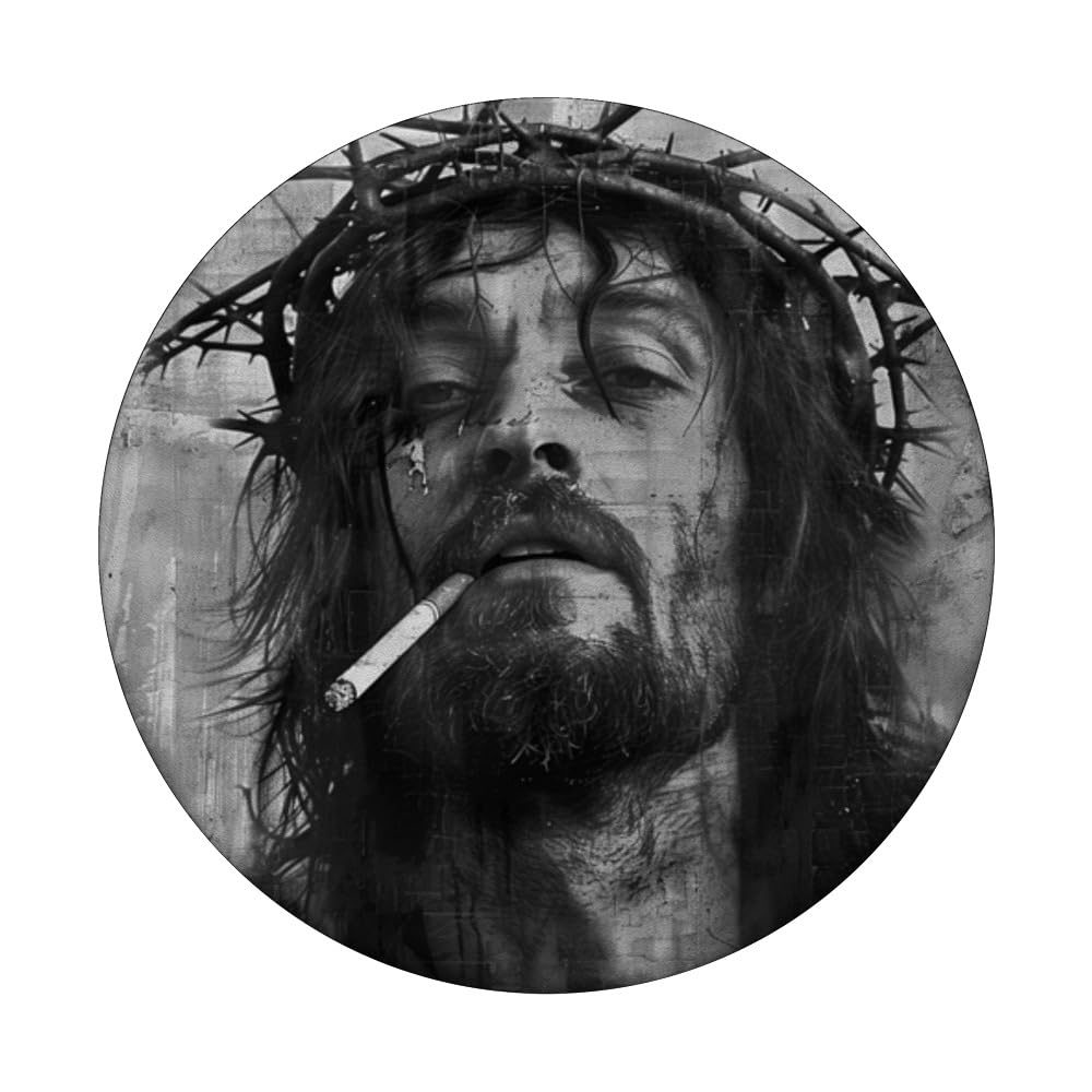 did jesus smoke cigarettes Amazon.com: Cool Jesus Christ smokes cigarette, Rebellious Jesus PopSockets  Standard PopGrip : Cell Phones & Accessories