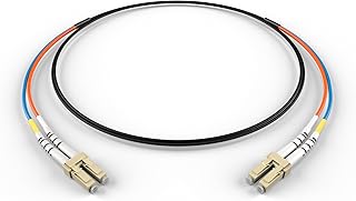 FCD LC LC OM1 Indoor/Outdoor Fiber Optic Patch Cable – 10Gb/40Gb/100Gb Corning Glass | 125.0m (410.1ft) | Water & UV-Resistant for Data Centers, Outdoor Conduit, Campus Links | Length : 0.5M-300M