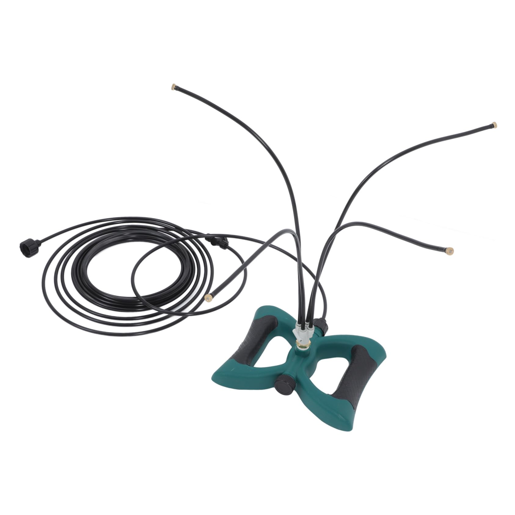 ibasenice Système de Brumisation Extérieur en Abs et PP Refroidissement Haute Efficacité sur Pied Compatible Tuyau Jardin 3/4 Pouces pour Activités de Plein Air