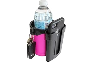 BikeCupHolder - Cell Phone - Keys - Holder Combo for Beach Cruiser - Commuter Bike
