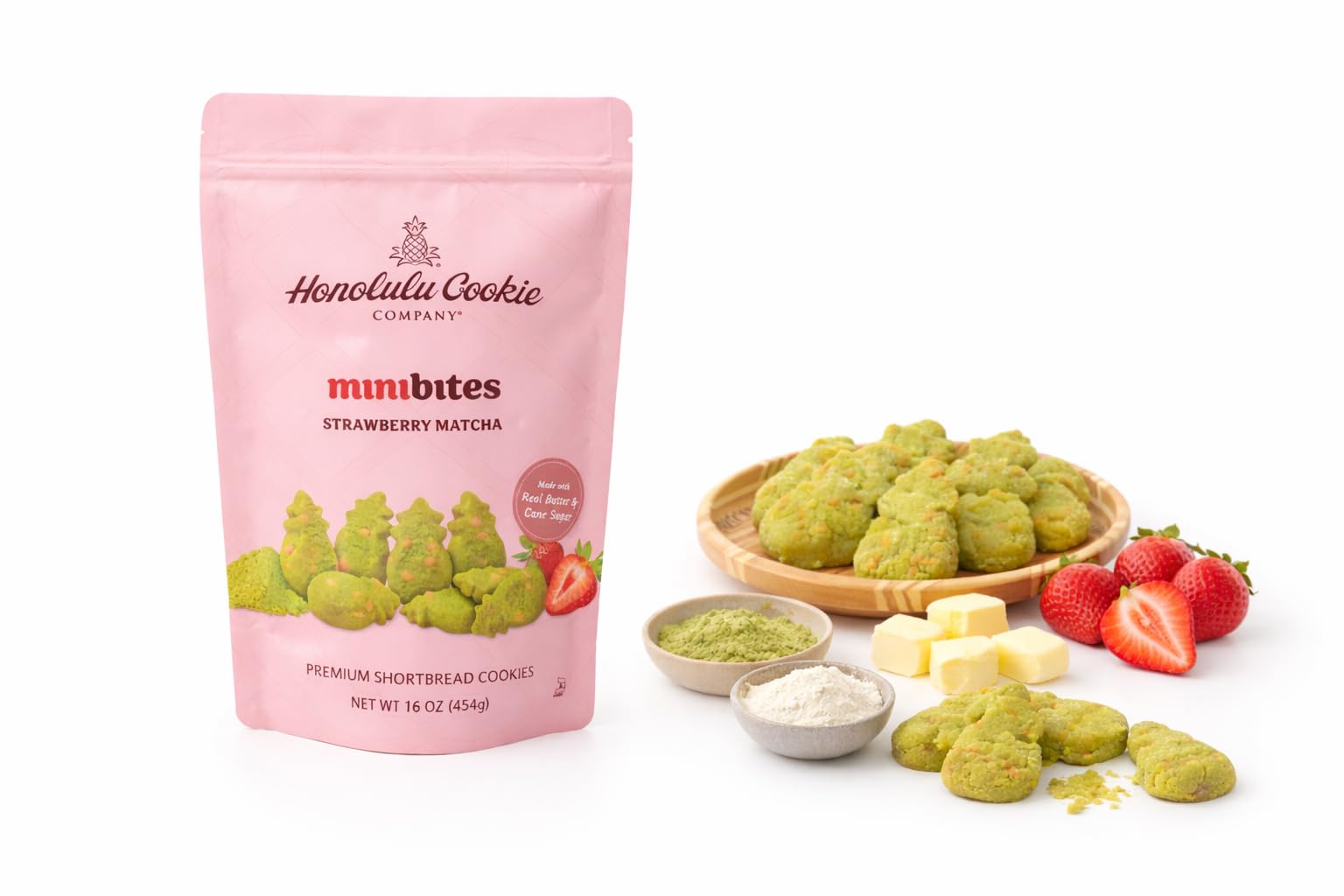 Amazon.com: Honolulu Style Hawaiian Minibites Strawberry Matcha