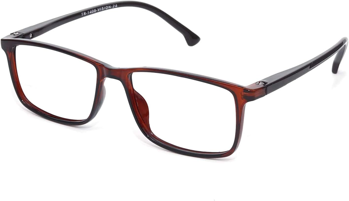 OptifyBluecut Reading Glasses in Light Weight Frame With Power And Non Power