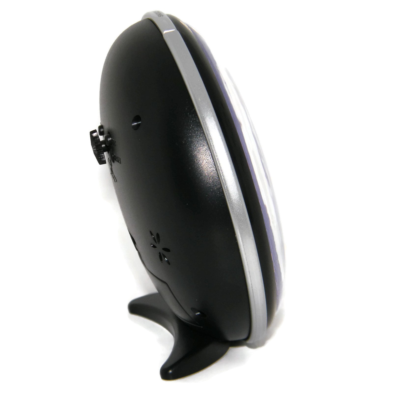 Atlanta 1828-7 Funkwecker Wecker Kunststoff Analog Licht Alarm schwarz