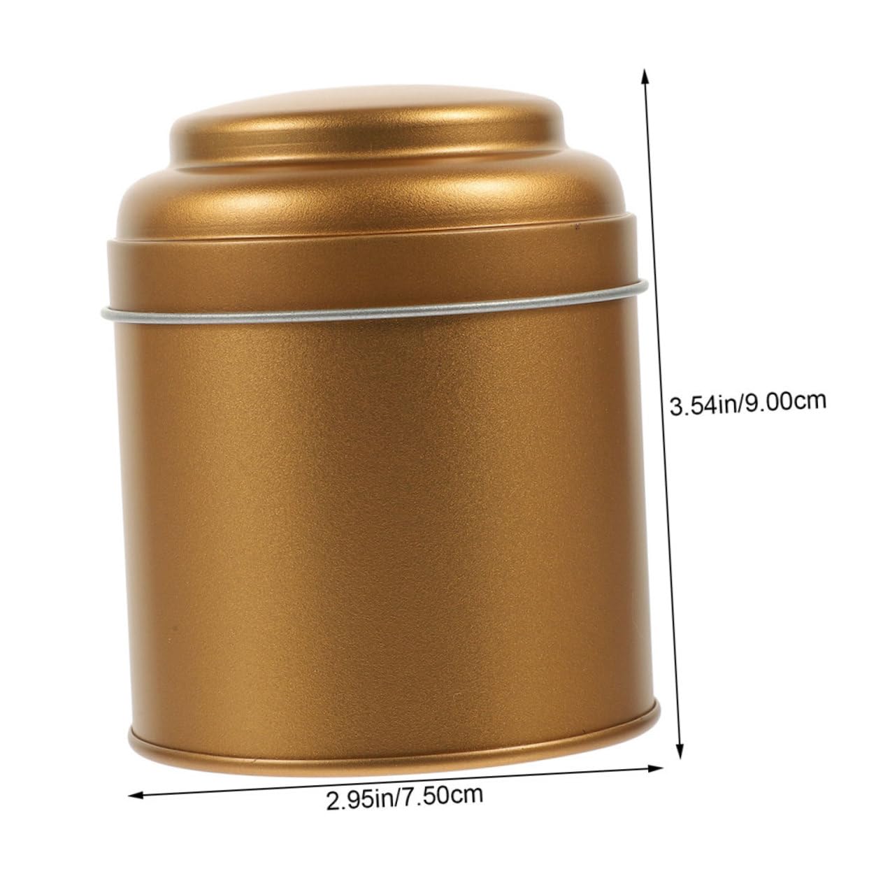 SOLUSTRE 6 Stück Teedosen Aus Weißblech Mit Luftdichtem Metalldeckel Vorratsbehälter Für Tee Kaffee Und Snacks Große Öffnung Für Zuhause Und Reisen