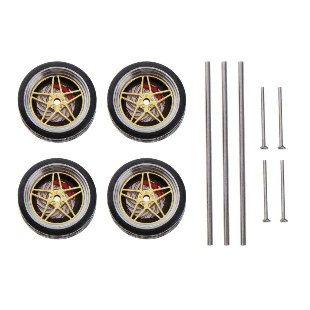 10 Sätze 1/64 Offroad-/Gummireifen 18,3 Mm Abnehmbarer Reifen Für Rad