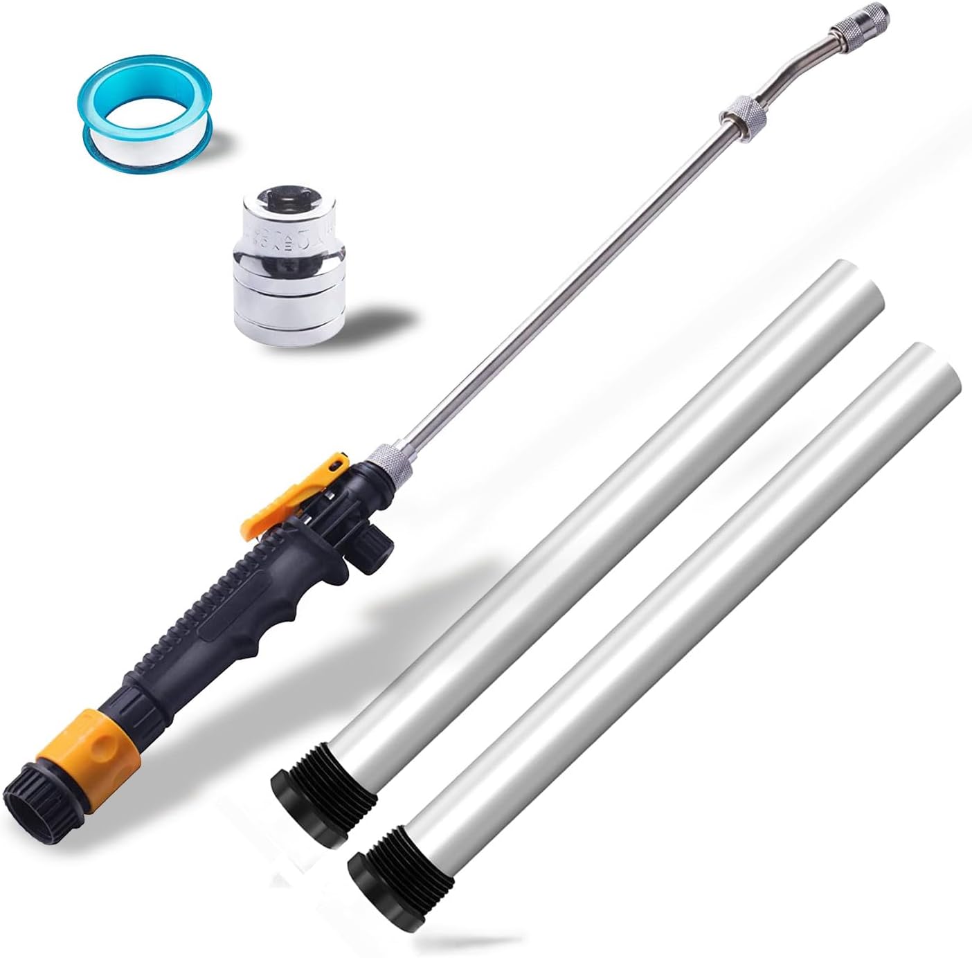 5Pack RV Water Heater Anode Rod & Flush Wand with Hex Wrench Socket