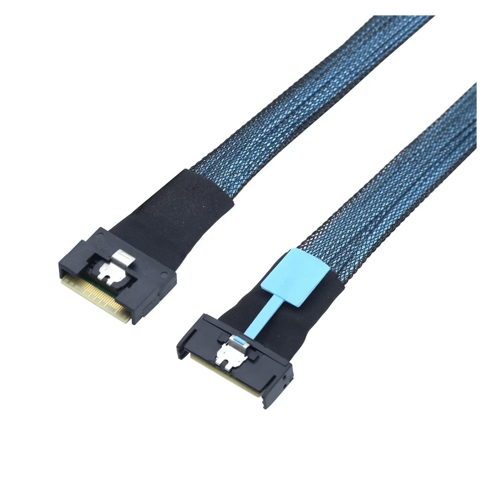 Cavo di prolunga PCI-E 5.0 MI NI Cool Edge IO MCIO 74Pin a All Inclusive Inserimento SFF-8654 8i 74Pin Slimline S*A*S 4.0 24 Gbps (1M)