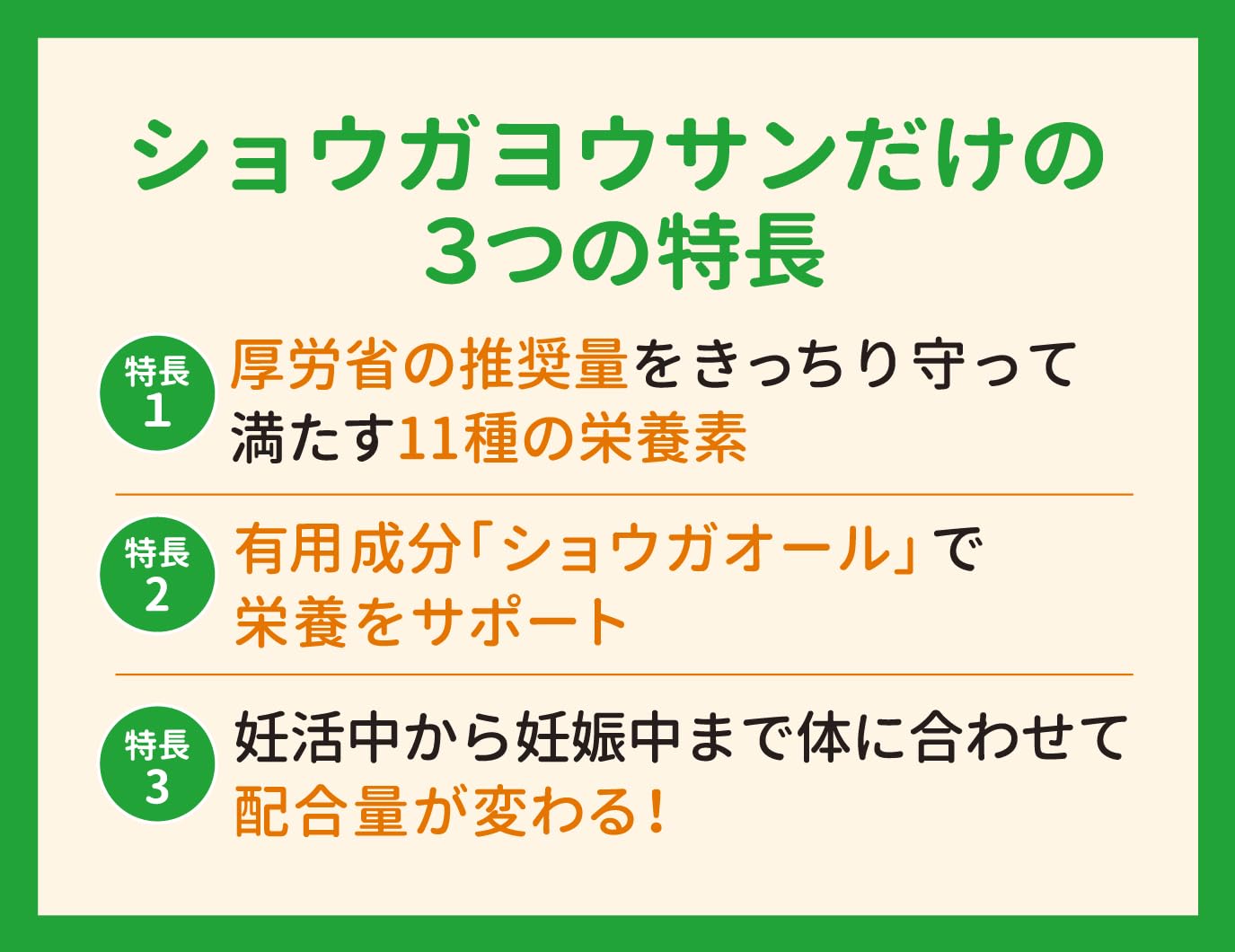 Amazon | 葉酸 ショウガヨウサン 妊活中～妊娠4ヶ月 30日分【時期別
