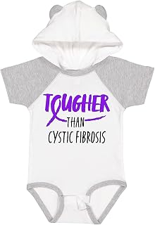 inktastic Tougher Than Cystic Fibrosis Baby Bodysuit
