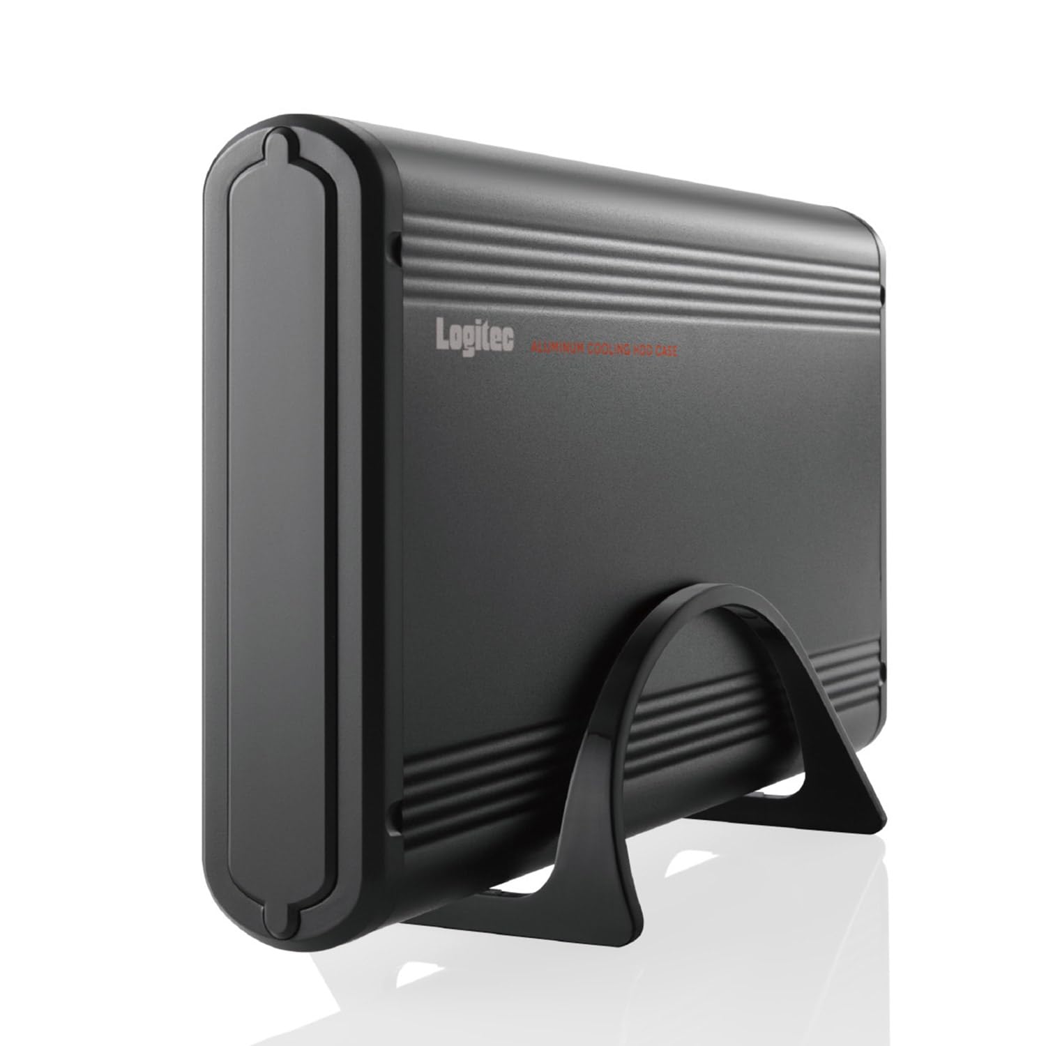 Logitec HDDケース ホワイト USBケーブル付 Type-C対応 HDDケース 3.5インチ 2.5インチ SSD（ハードディスク