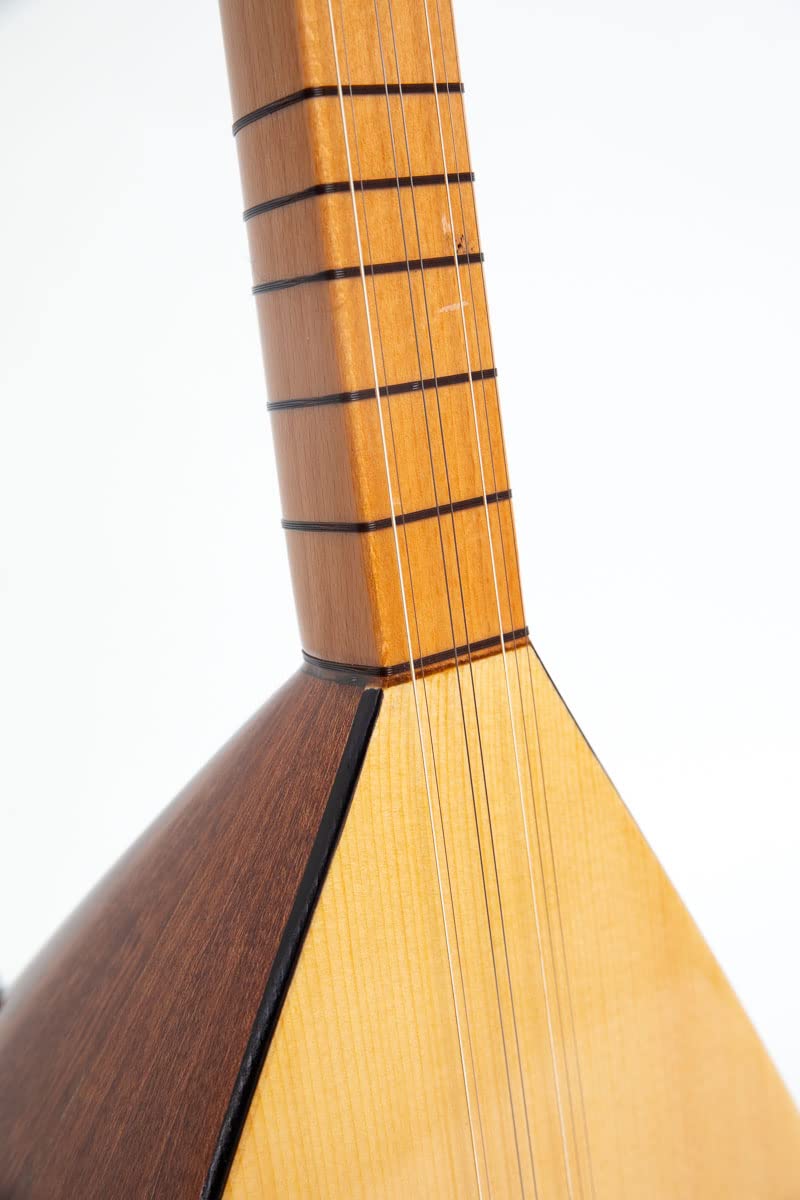 Long Neck Turkish Saz Mahogany wood with Pickup, handmade traditional instrument - Image 7