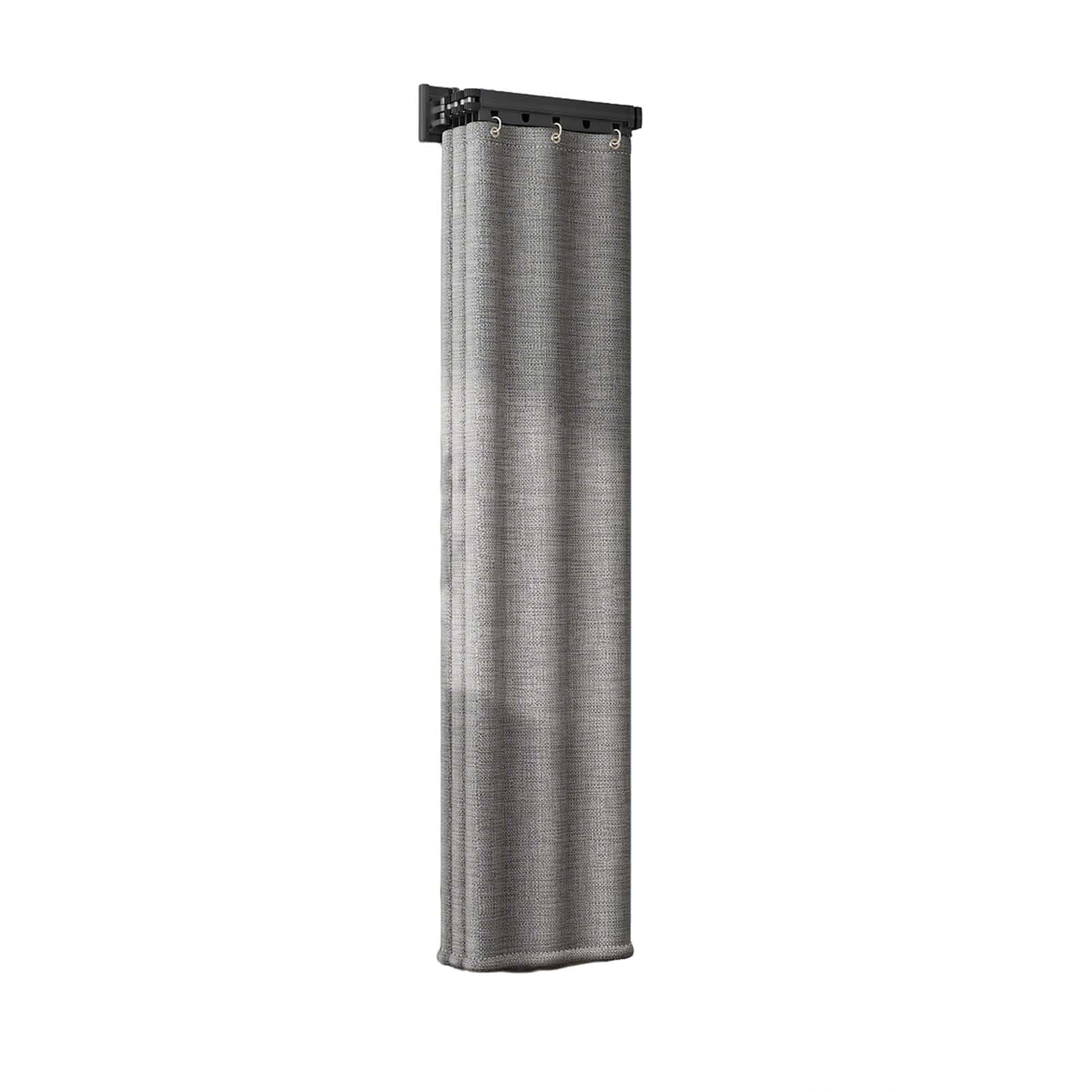Toile de douche pliable imperméable lavable pour gain de place