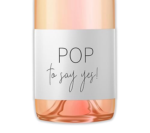 Miniatura 1 de Pop to say Yes, Bridesmaids Mini Champagne Labels ● SET of 10 ● Bridesmaid Proposal, Will You Be My Maid of Honor, Bridal Party Ask, Groomsman