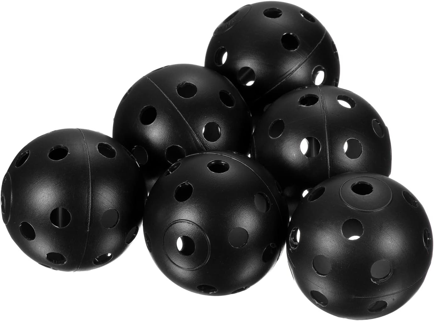 PATIKIL Golf Practice Balls, Plastic Air Flow Hollow Training with Holes for Indoor Swing Practice