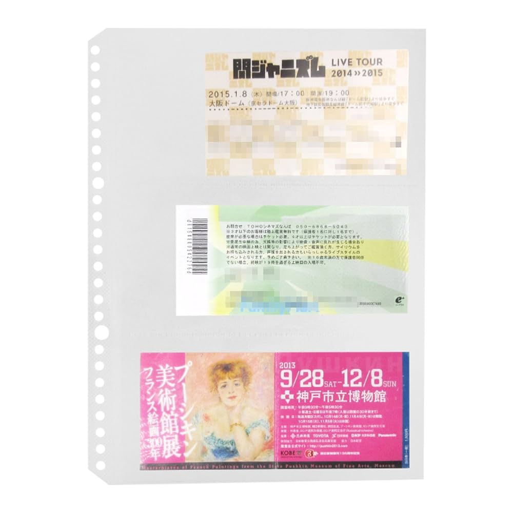 Amazon.co.jp: ホークアイ 【B5 3P リーフ】B5 26穴リング