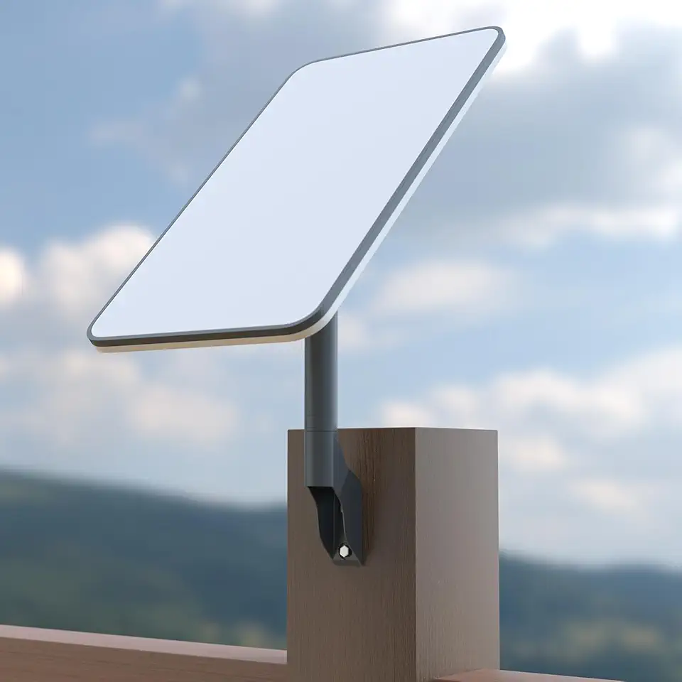 HOLACA Kit de Montagem de Alto Desempenho Starlink V2 Gen2 Para Parede Curta, Adequado Para Edifícios com Beirais Curtos, Compatível com Antenas Starlink V2 (Gen 2) E Starlink de Alto Desempenho.