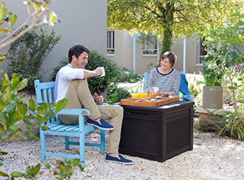 Keter-Arcon-Exterior-Cube-Rattan-208L-Marron 61e2HljH1sL