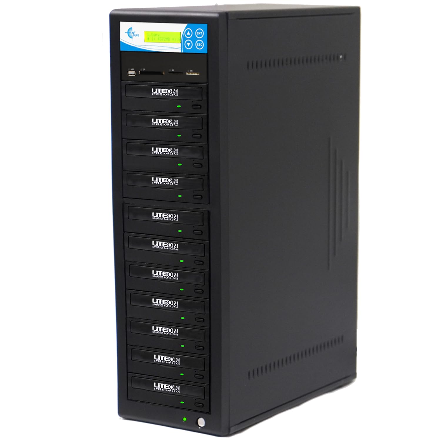EZ DUPE 1 to 10 Media Mirror Duplicator - Flash Media Disc to DVD M910-SSP