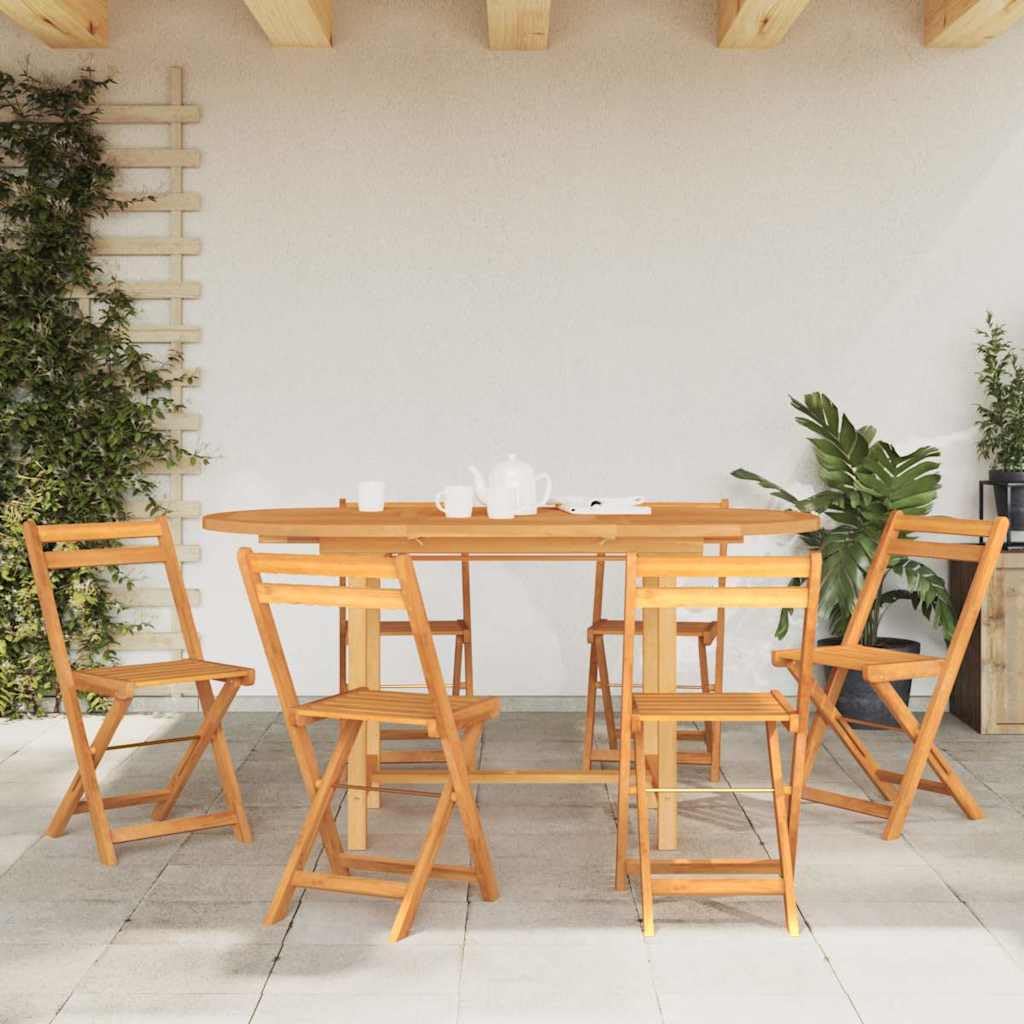 Tavolo da giardino allungabile in legno di teak massiccio, 110-160 x 80 x 75 cm, con foro per ombrellone per terrazze e giardini