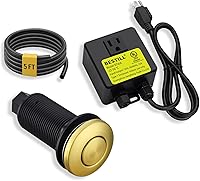 Vista 14 de Kit de interruptor de aire para eliminación de basura BESTILL - Certificado UL, botón de presión de encendido/apagado de 3.6" de largo en la parte