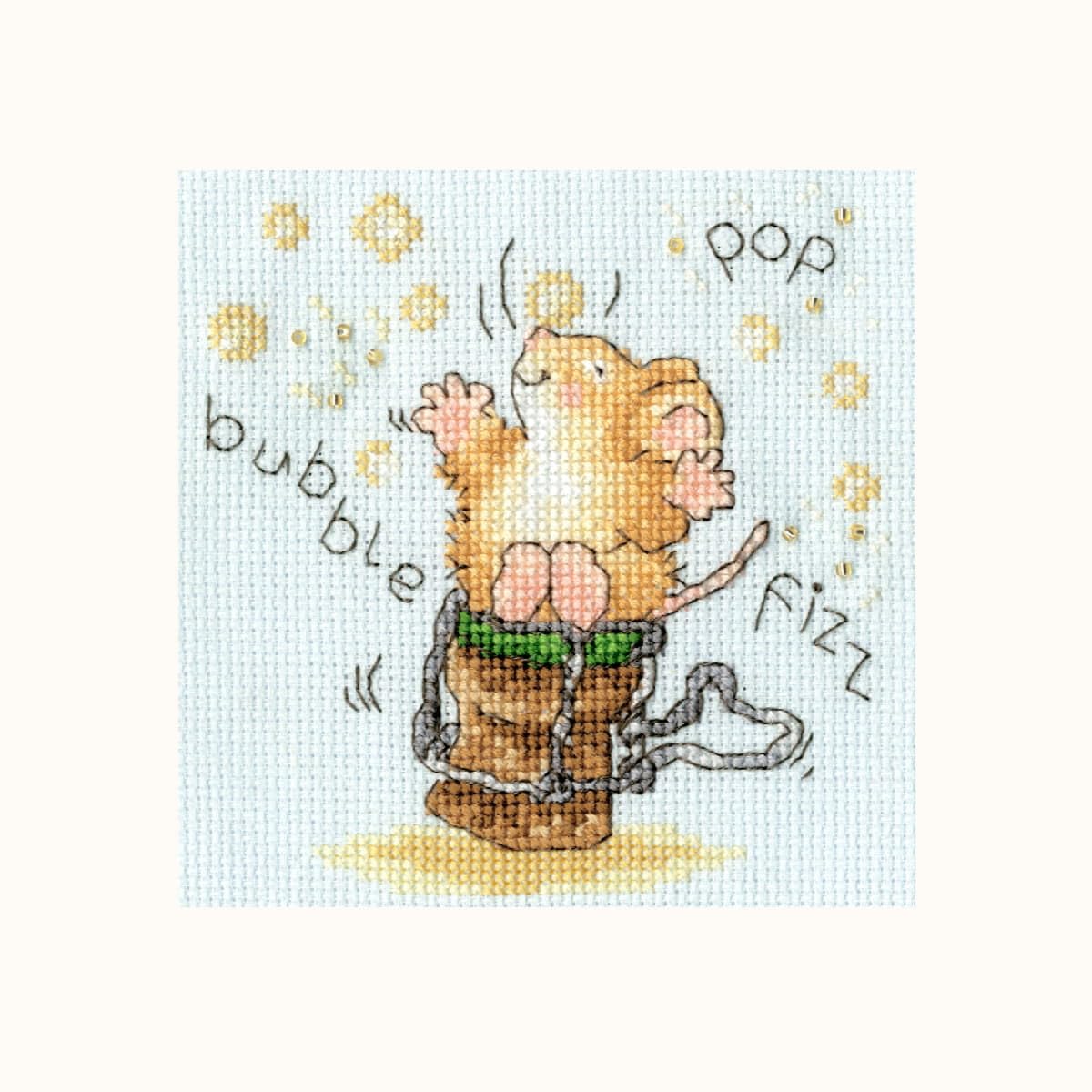 Bothy Threads Cross Stitch Greetings Card Kit - Time to Celebrate!