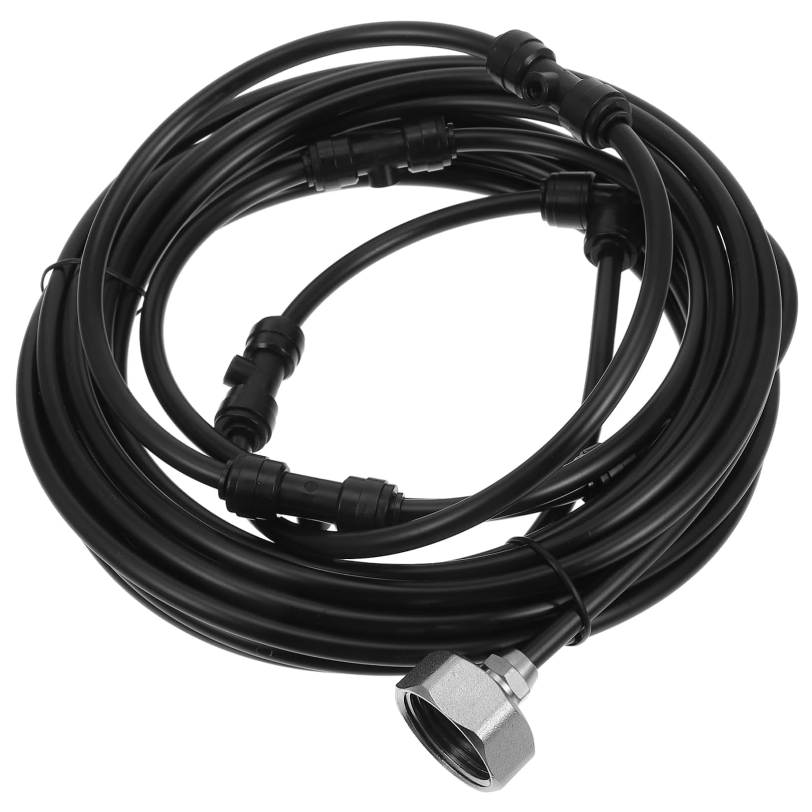 Kisangel 6m Misting Hose Fan Misting Kit for Outdoor Patio Fan System Nozzle Sprinkler Cooling Water for Garden