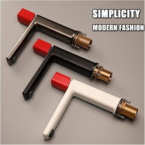 Miniatura 7 de Grifo de lavabo mezclador de lavabo de baño de una sola palanca de un solo agujero grifo de agua fría y caliente grifo mezclador grifo de latón grúa