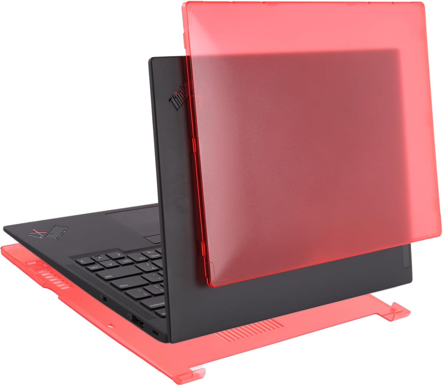 mCover Case ONLY Compatible for 2021-2024 14" Lenovo ThinkPad X1 Carbon Gen 9 / Gen 10 / Gen 11 Windows Notebook PC (with 180-degree Hinge, NOT Fitting Other Lenovo Models) - Clear