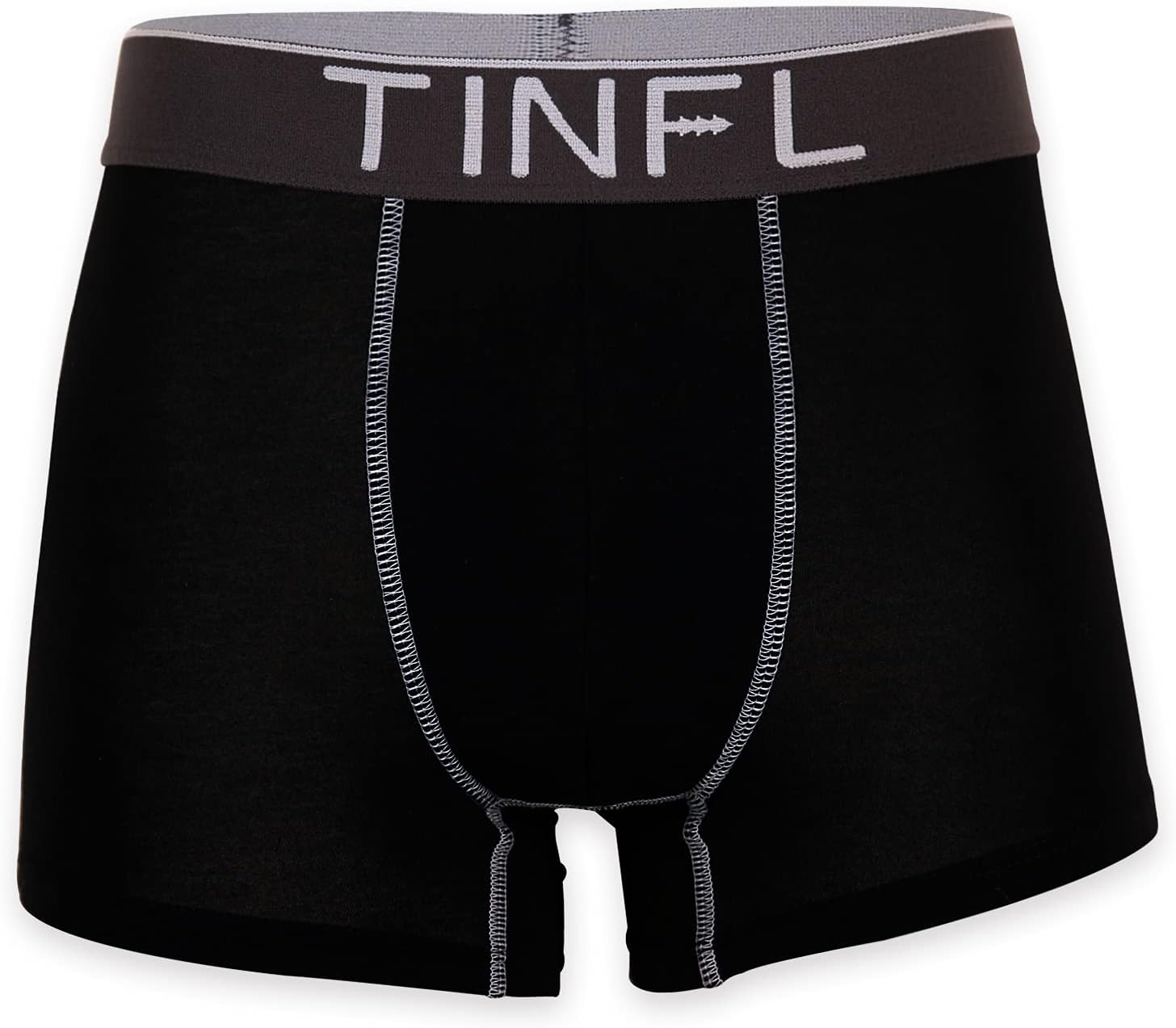TINFL 8-16Y Big Boys Modal Breathable Stretchy Boxer Briefs 4 Pack Wide Band Underwear Set