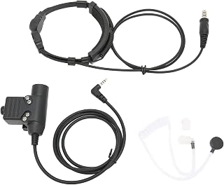 DAUERHAFT U94 PTT Headset System Adapter, Plug and Play Throat Microphone Earphone for Xiaomi 1S/2S Walkie Talkies