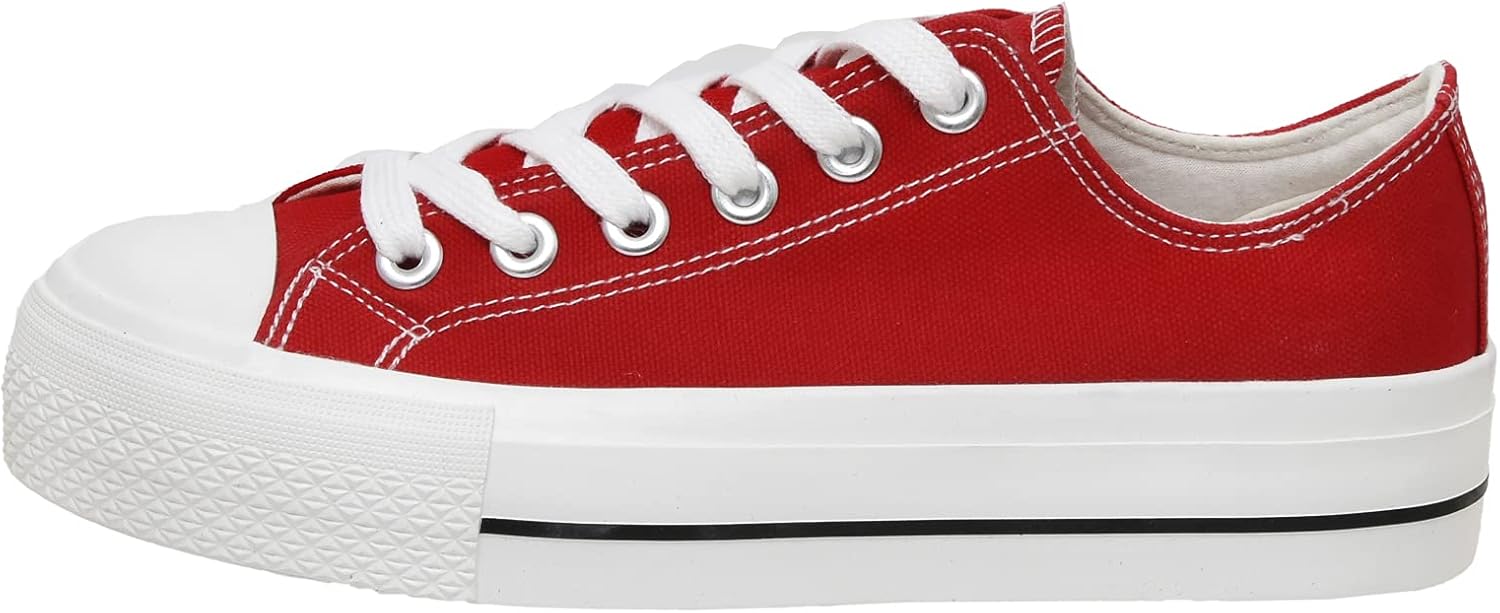 CUSHIONAIRE Women's Vince Low top Canvas Sneaker +Memory Foam