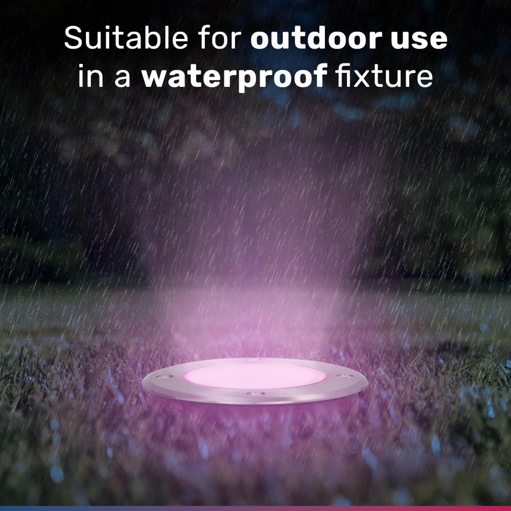 HOFTRONIC - 3er GU10 Smart Lampe RGBWW, Wlan (WiFi+Bluetooth) leuchtmittel RGB, 2700K-6400K (16,5 Millionen Farben) Dimmbar über App & Sprache - Kompatibel mit Alexa Echo, Siri, Google Home