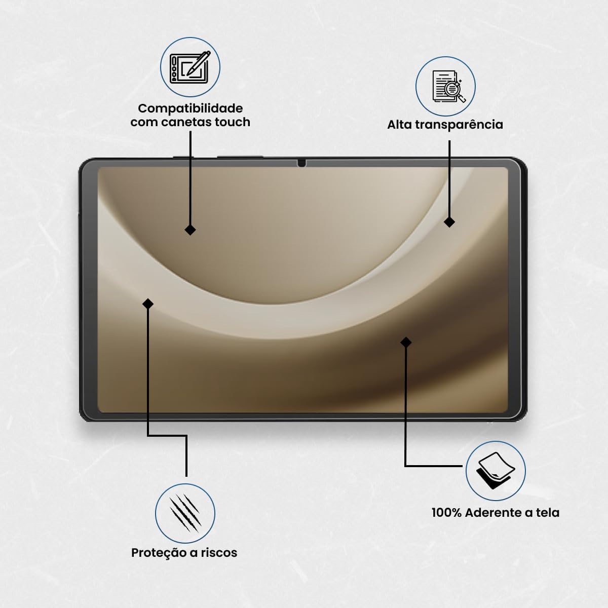 Película de Vidro Premium para Tablet A9+ Plus de 11 Polegadas Qualidade e Proteção.
