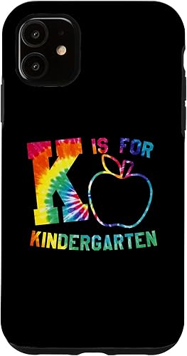 El iPhone 11 K es para profesor de jardín de infantes Tie Dye para el regreso a la escuela