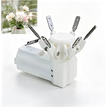Automatic Flower Opener and Closer, Artificial Flower Opener Closer with A Smart Remote Control, Opens and Closes 30 Times Per Minute, 6 Stainless Steel Petals for Wedding Party Home Decor
