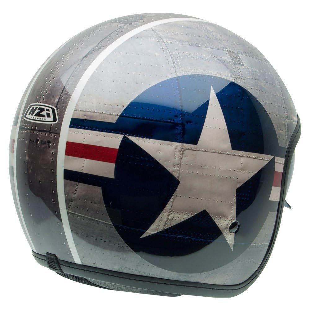 NZI Casco de moto Abierto Jet Modelo Rolling 4 Sun