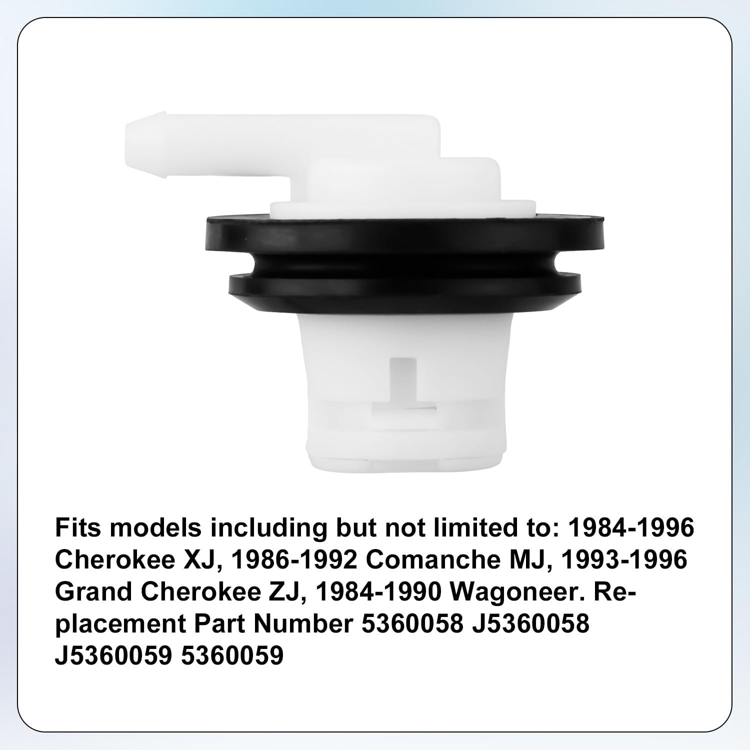2pcs Gas Tank Vent Valve, Fuel Tank Vent Valve 5360058 911-060 Fuel Vapor with Non-leak Seal for Automobile Vehicle Car Dodge Ram