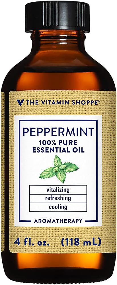 The Vitamin Shoppe Peppermint 100% Pure Essential Oil Vitalizing,