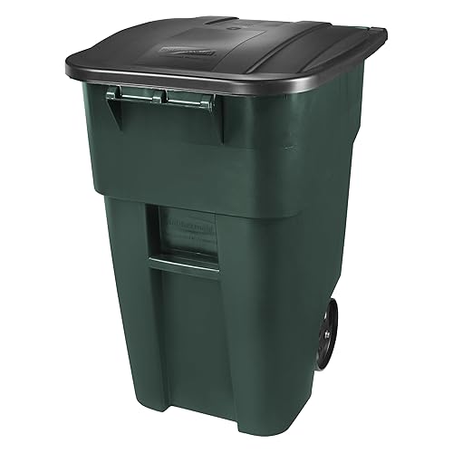 Miniatura 83 de Rubbermaid Commercial Products Brute - Basurero con ruedas, 95 galones, para restaurantes, hospitales, oficinas, parte trasera de casa, almacenes