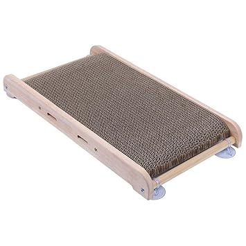 Meri SHOPP Cat Scratching Board Corrugated Scratcher Cardboard Cat Scratch Pad