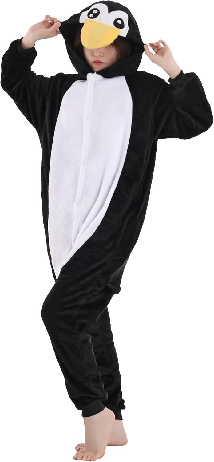 Penguin cartoon animal one-piece pajamas