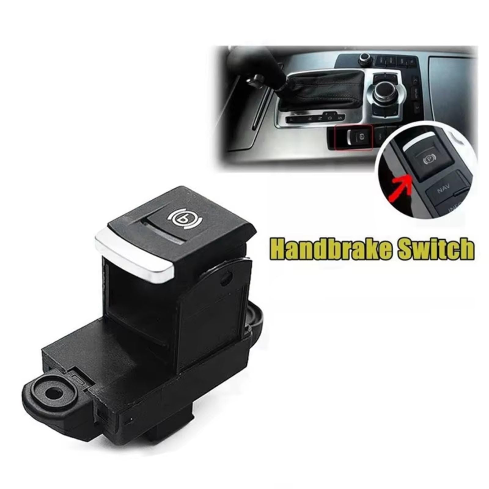 Actuador Electrónico Freno Estacionamiento Para A6 A6L 4F1927225C Interruptor Freno Mano Electrónico Botón Estacionamiento Negro Coche