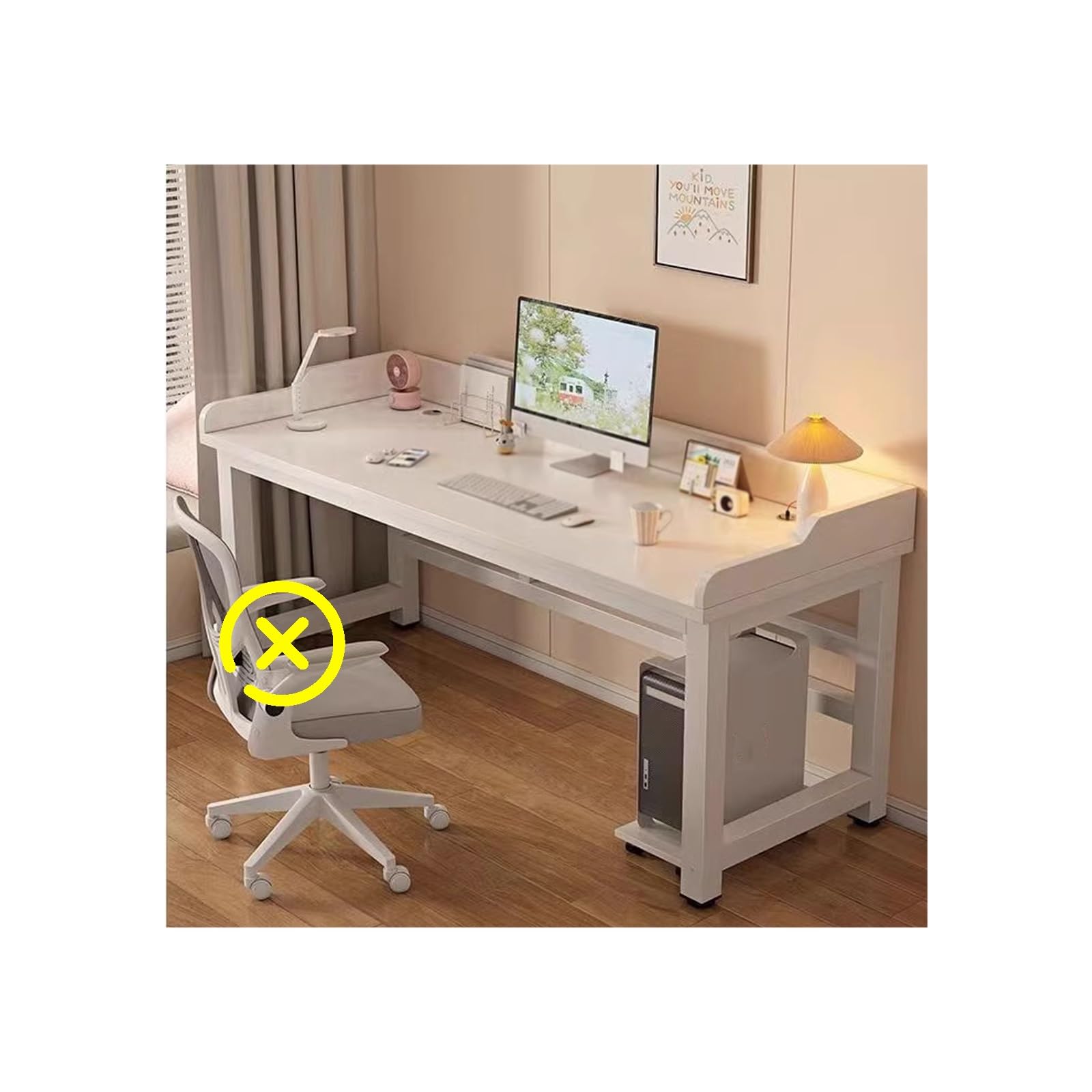 Table de travail robuste grand bureau à haute capacité de charge